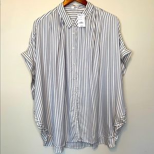NWT Madewell Central Shirt in Dalton Stripe